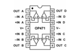 OP471高速度低噪聲四運(yùn)算放大器