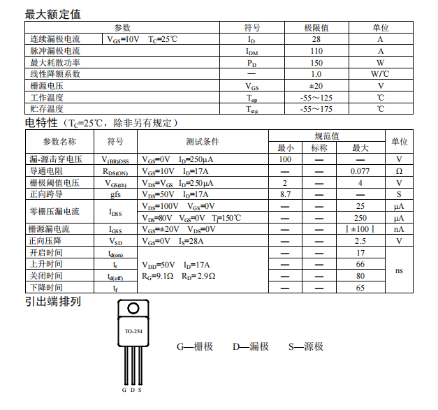 CS013(IRF540)